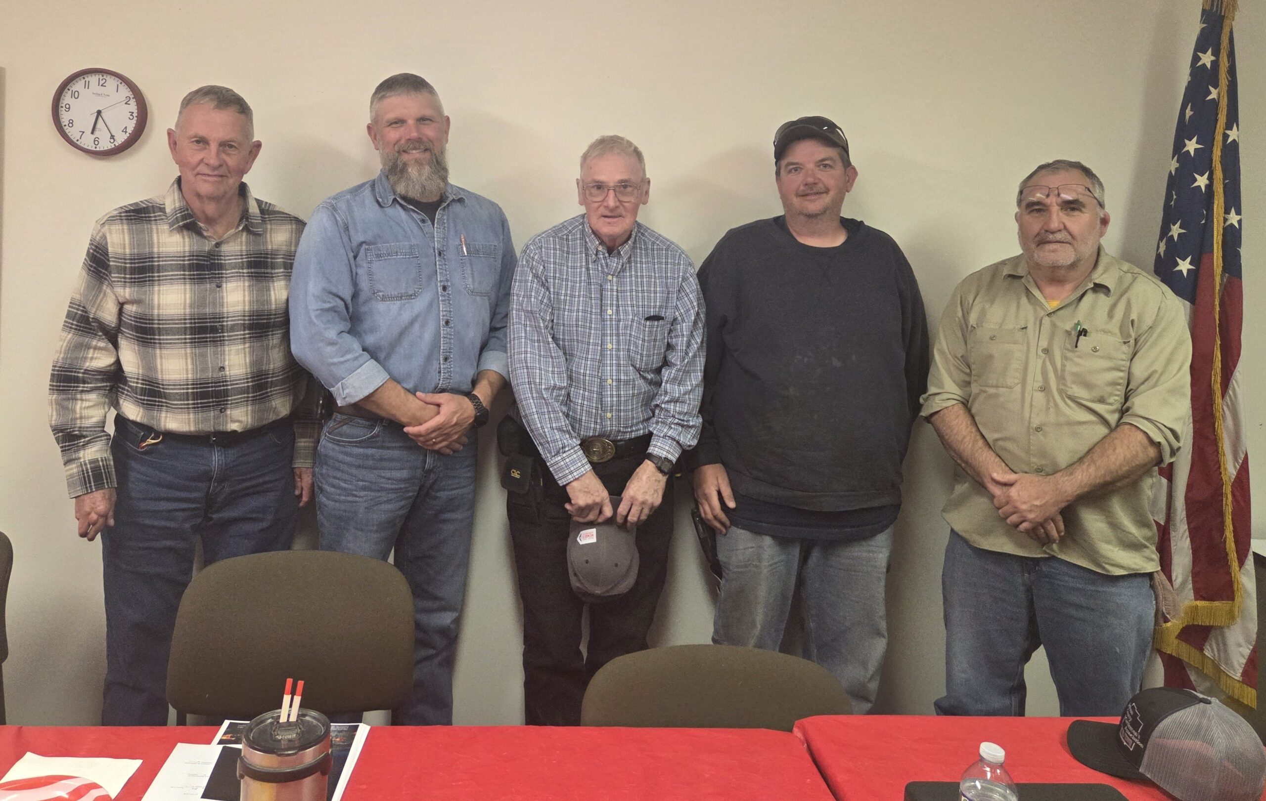Picture of board members in a group photo